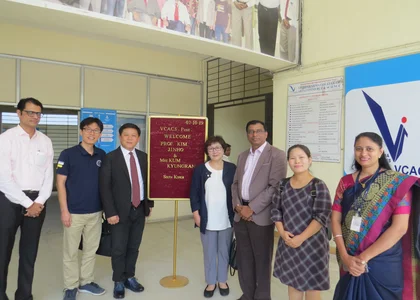 Korean delegates visit to VCACS